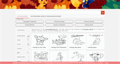 Desktop Screenshot of coloriagedisney.com